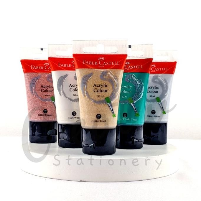 

BEBAS ONGKIR - Cat Acrylic Faber Castell Glitter Colour 30 Ml