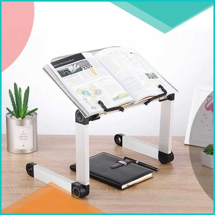 

Stand Baca Buku Meja Sandaran Putar 360 Derajat Bahan Aluminium Alloy