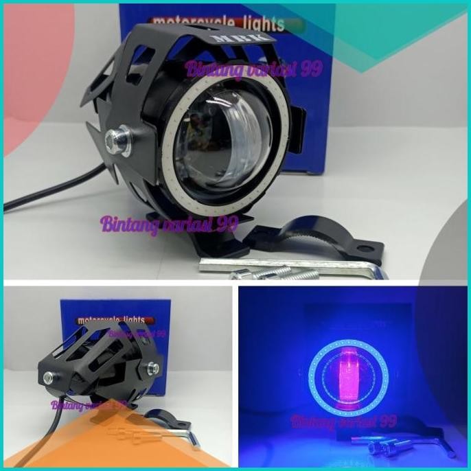 New Lampu Tembak Sorot U7 Cree 20w Lensa 4D Cahaya Seperti Projie HID