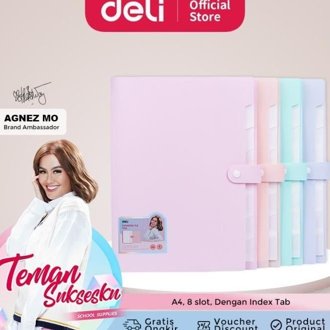 

[DELI X AGNEZ MO] DELI EXPANDING FILE TAS DOKUMEN MAP HARMONIKA CF698