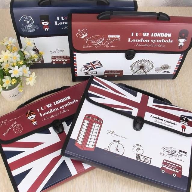 

PROMO!! DOCUMENT FOLDER ORGANIZER BAG TAS DOKUMEN MAP A4 EXPANDING