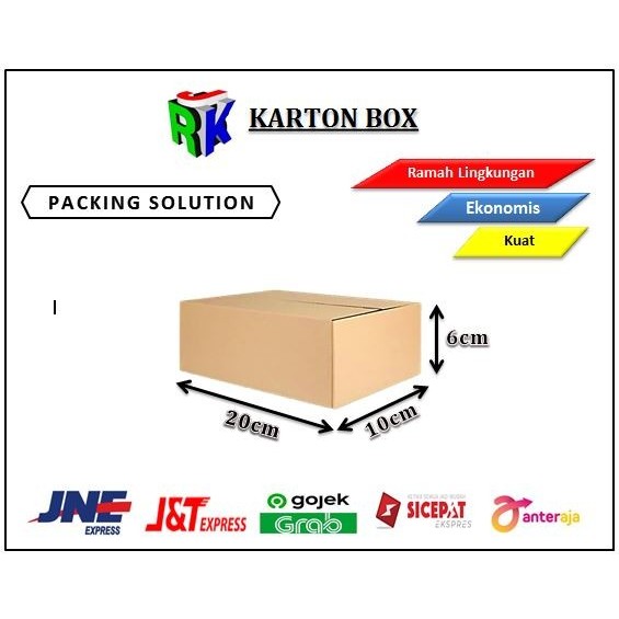 

Kardus Packing Ukuran 20x10x6