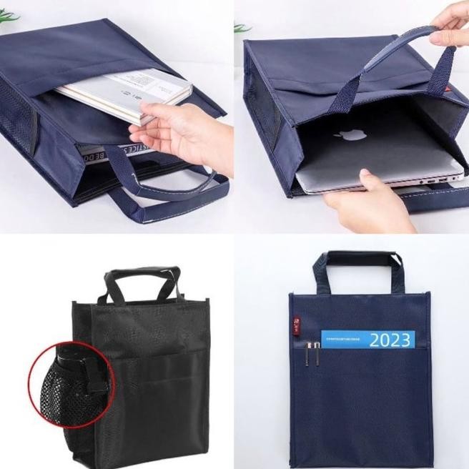 

TERLARIS MAP DOKUMEN A4 KAPASITAS TINGGI TAS FILE DOKUMEN FOLDER BAG ORGANIZER ZIPPER BAG MULTIFUNGSI TRAVEL TAS PENYIMPANAN - A4-HITAM