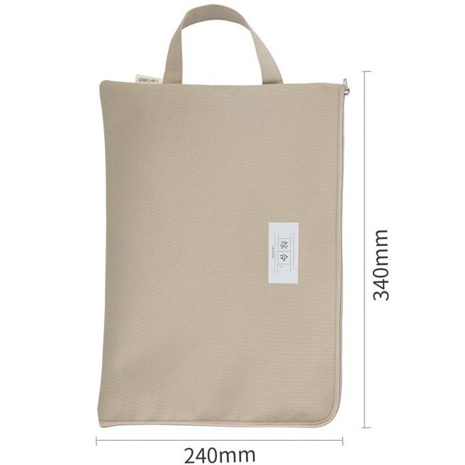 

L75 DELI TAS DOKUMEN / POUCH DOKUMEN / ZIPPER FILE BAG 34 CM 72468