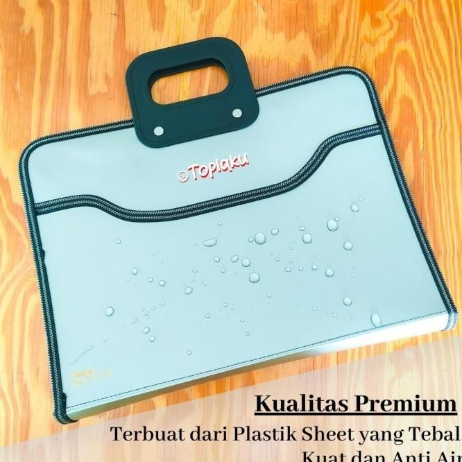 

THEBEST| TAS BERKAS MAP DOKUMEN ANTI AIR RESLETING BESAR FILE DOCUMENT BAG