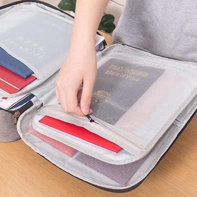 

[SALE] TAS DOKUMEN ANTI AIR 3 DIGIT ANGKA KUNCI PASSWORD /TRAVEL DOCUMENT BAG BEST SELLER