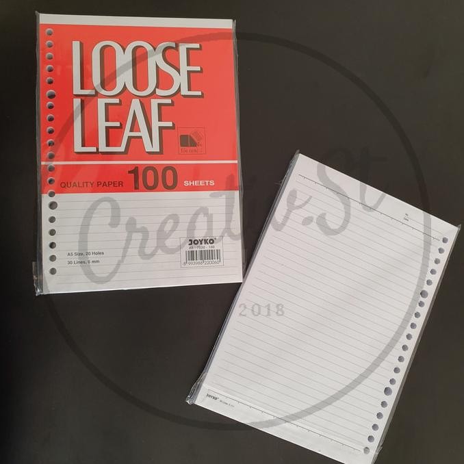 

Loose Leaf A5 100 Lembar Joyko