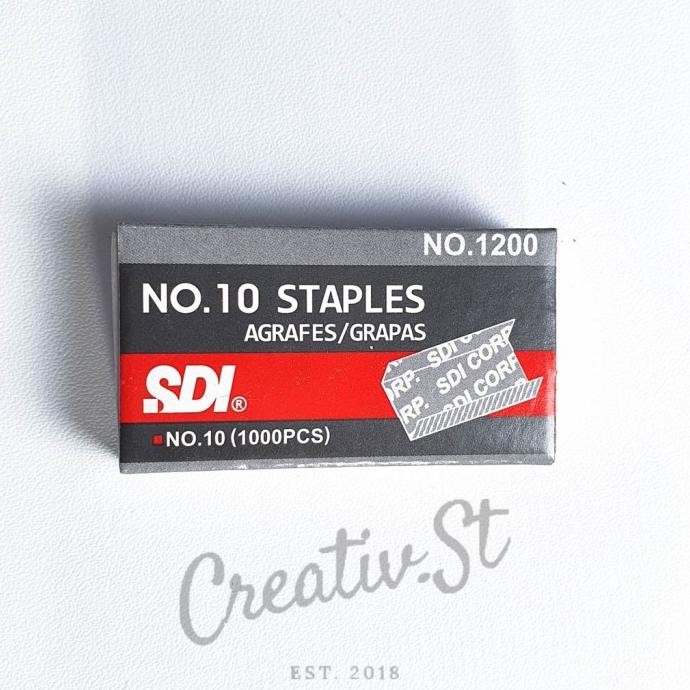 

BEBAS ONGKIR - Isi Staples SDI 10-1M Ukuran Kecil