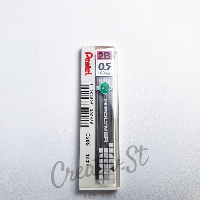 

TERMURAH - Isi Pensil Mekanik Pentel 2B 0.5mm HI-Polymer