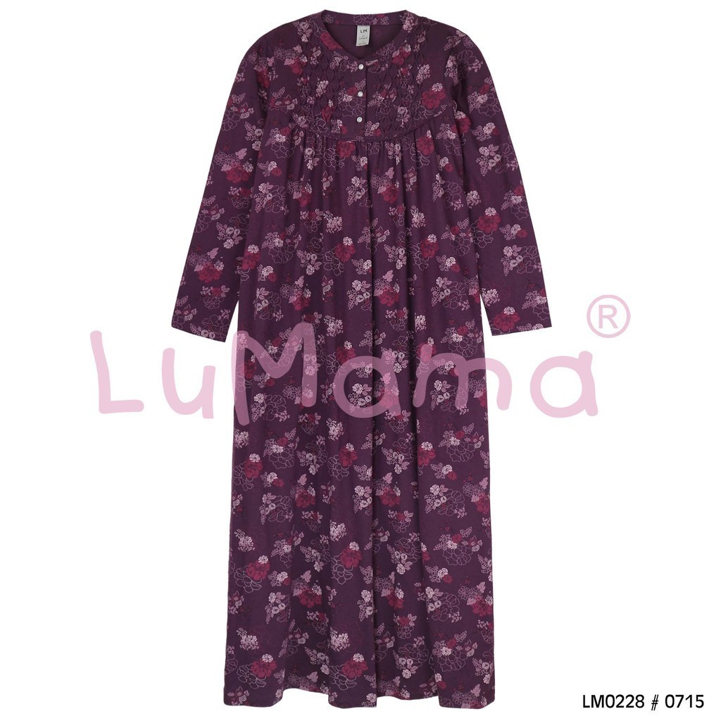LuMama Daster Gamis Wanita Lengan Panjang / LM0228 0715