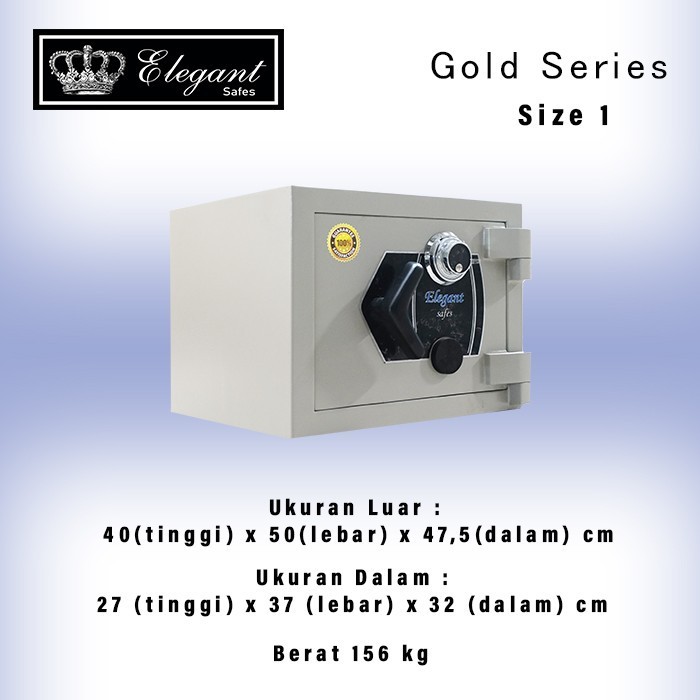 Cuci Gudang Brankas Elegant Tinggi 40 Cm (Baru)