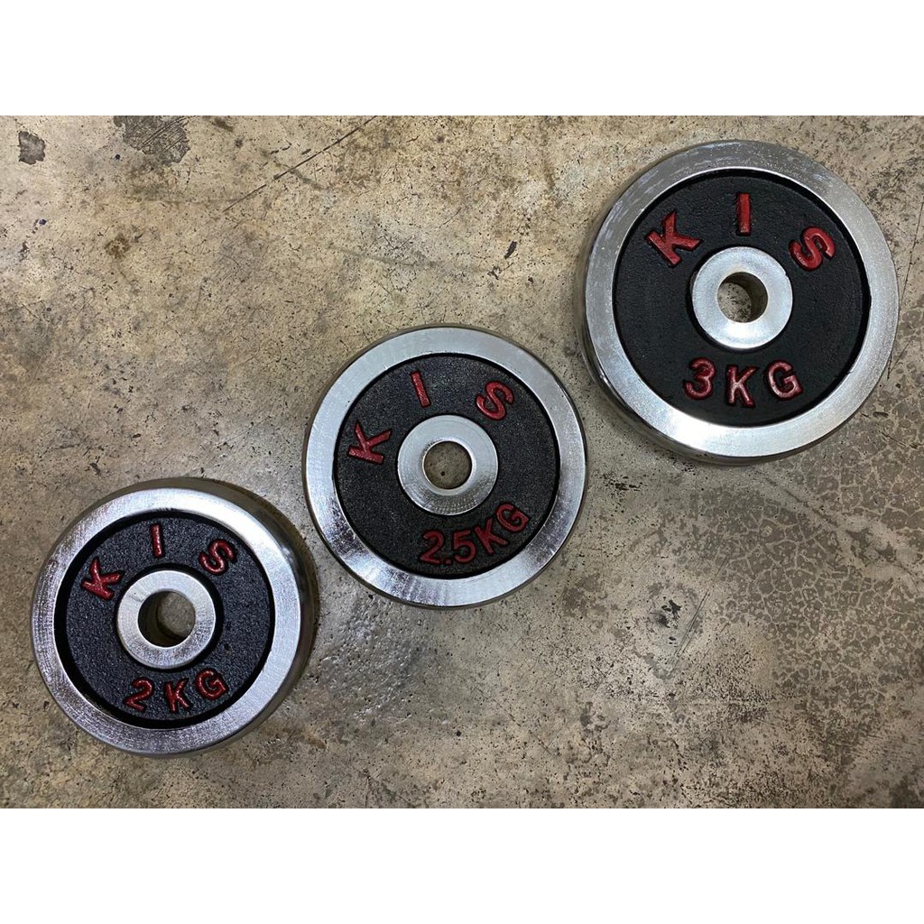 Dumbbell Plate Gym plate 2.0kg 2.5kg 3.0kg diameter 25mm |N9UMAd99|