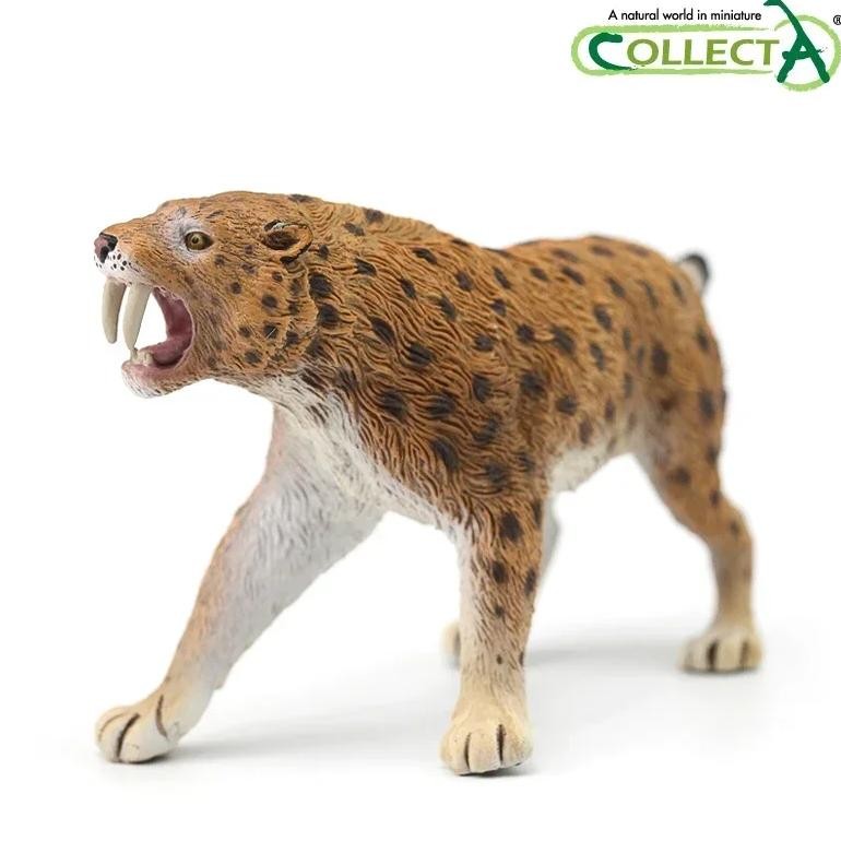 collecta smilodon saber-toothed tiger model animal figure toy 88715