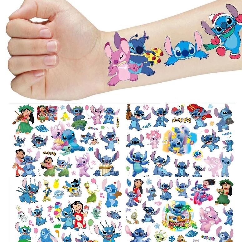 

disney anime lilo & stitch tattoo stickers kawaii stitch diy stickers birthday party decoration cartoon children toy gifts