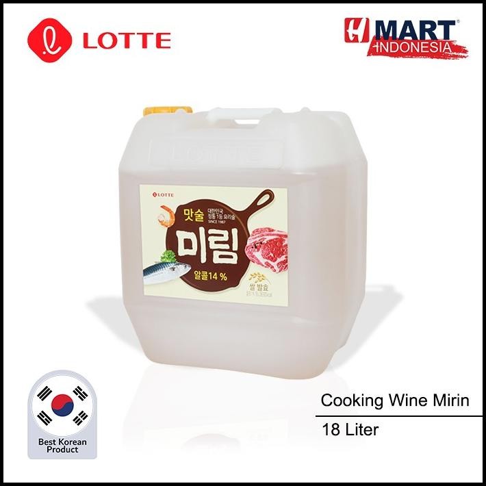 

Lotte Cooking Wine Mirim - Bumbu Masak Asli Korea 18L