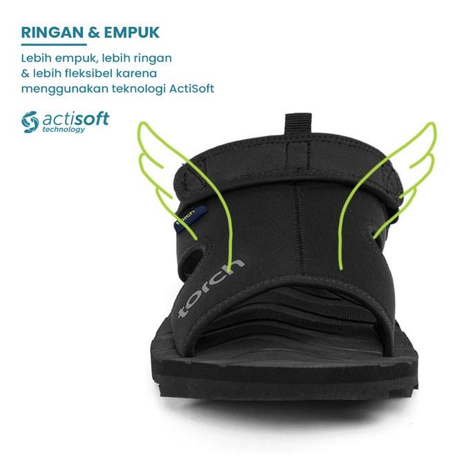 Torch Sepatu Sendal pria Wanita Casual - Sandal Slip Travelling Arrafa