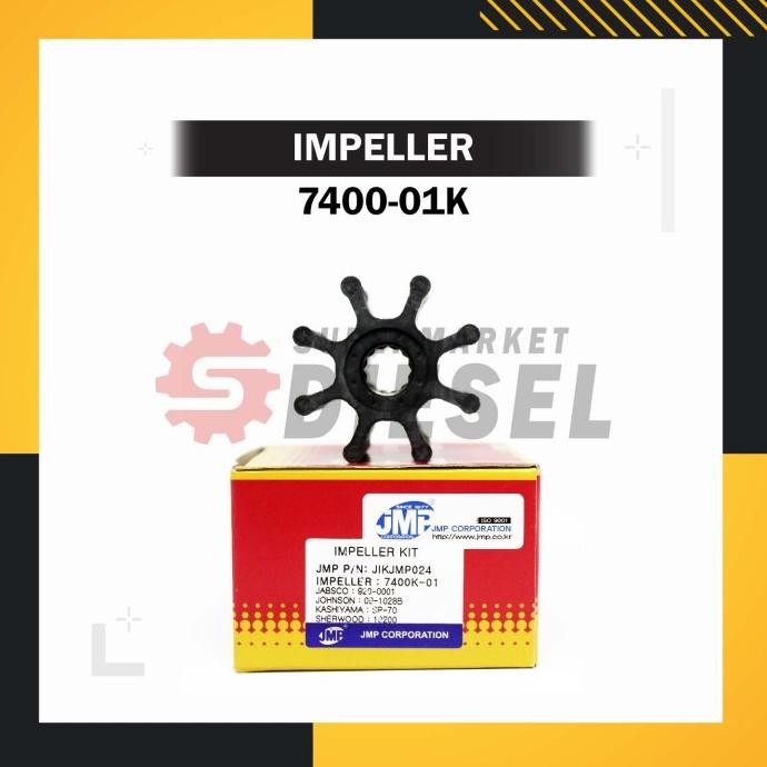 JMP 7400 / 7400K / 7400-01K MARINE FLEXIBLE IMPELLER KIT GENUINE ORIGINAL DAN TERPERCAYA