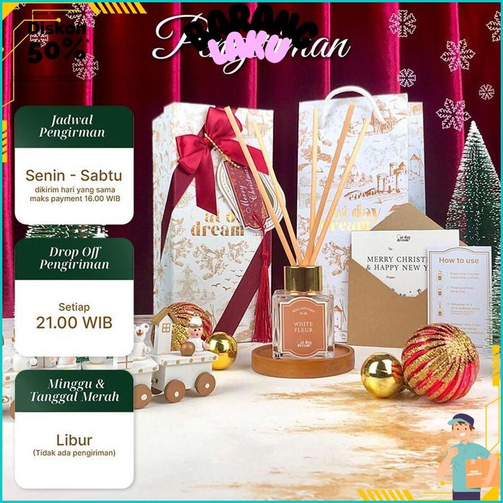 

(Gift Set Christmas) Snow Set Hardbox Hampers Natal - At Daydream Termurah Banget