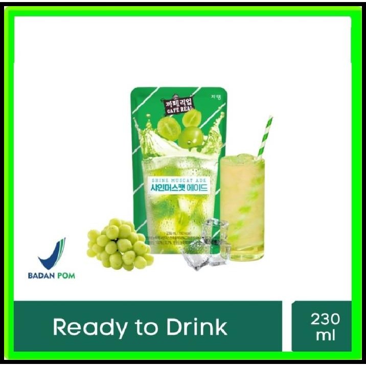 

Jardin Pouch Shine Muscatade Minuman Khas Korea Rasa Anggur