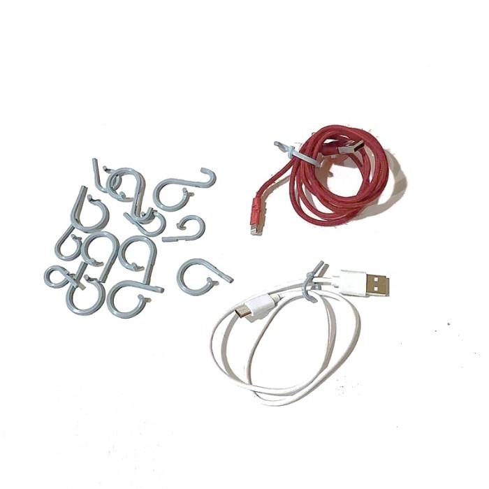 

NEW A703 - Pengikat Kabel Klip Set isi 15 - Cable Tie Clip