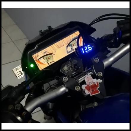 BEST DEAL STICKER STIKER SPIDO / SPEEDOMETER TRANSPARANT ANIME R15 V3 / VIXION R !!