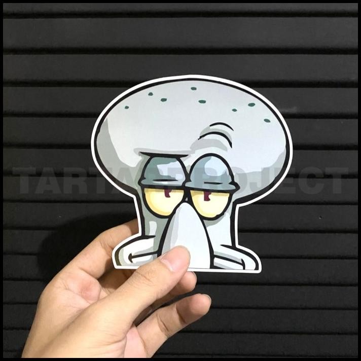 

TERMURAH STICKER STIKER VINYL - PEEKER SQUIDWARD !!!!!