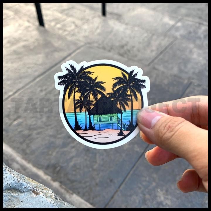 

TERMURAH STICKER STIKER VINYL - SUNSET BEACH