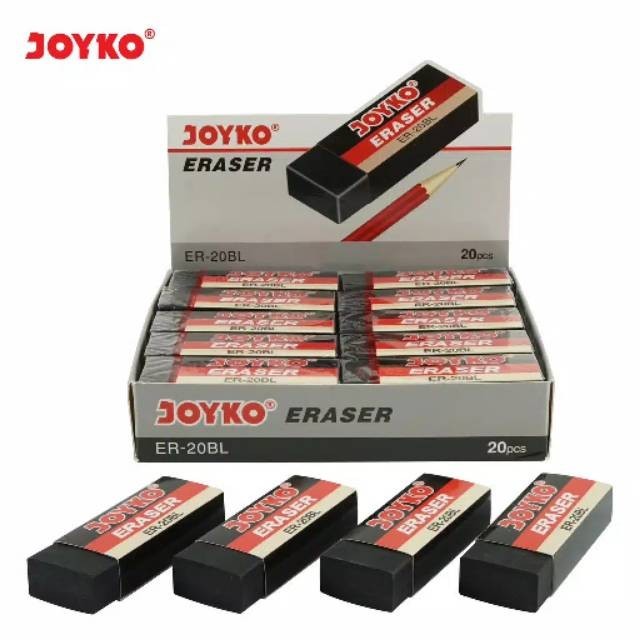 

Sale Joyko Eraser Penghapus Pencil Er-B20Bl Hitam Besar Anak Sekolah 1 Box