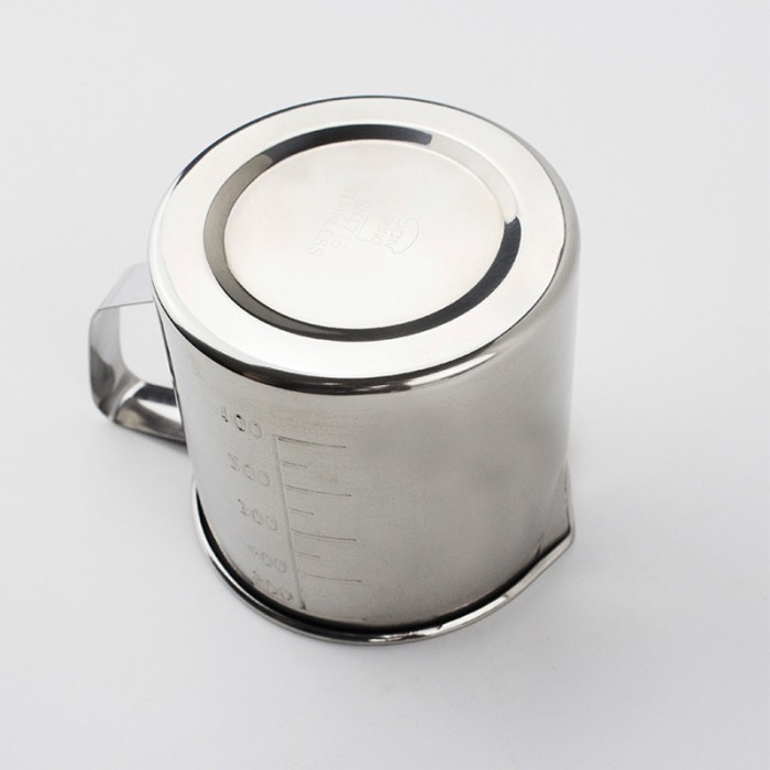 

Sanneng SN4716 - Measuring Cup 500cc / 500ml Stainless Steel 304 9x9cm