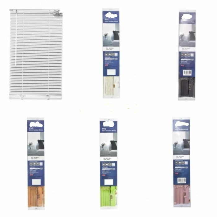 Terbaru Venetian Blind Tirai Gulung Pvc 25Mm 60X180Cm Ori Ace Hardware