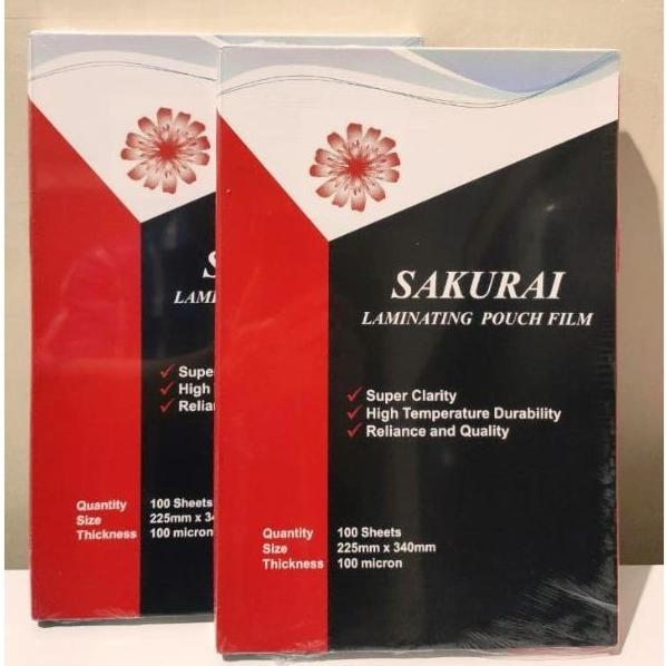

Terlaris Plastik Laminating SAKURAI Folio per pack SALE