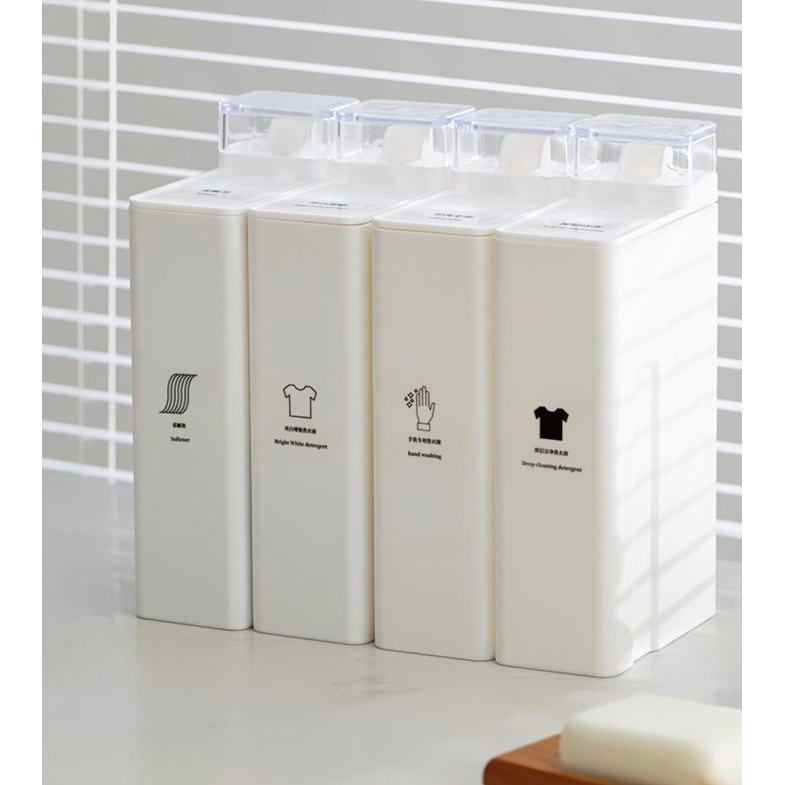 

terbaru laundry detergent bottle botol sabun detergen cair softerner refill