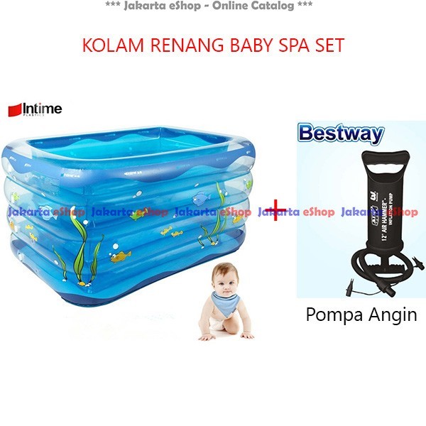 

terbaru set kolam renang baby spa intime yt213 original fish yt-213