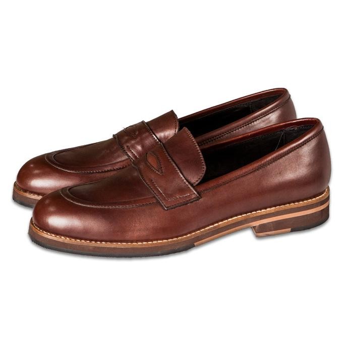 Blake Penny Loafers Brown / Sepatu Formal / Sepatu Nappa Milano