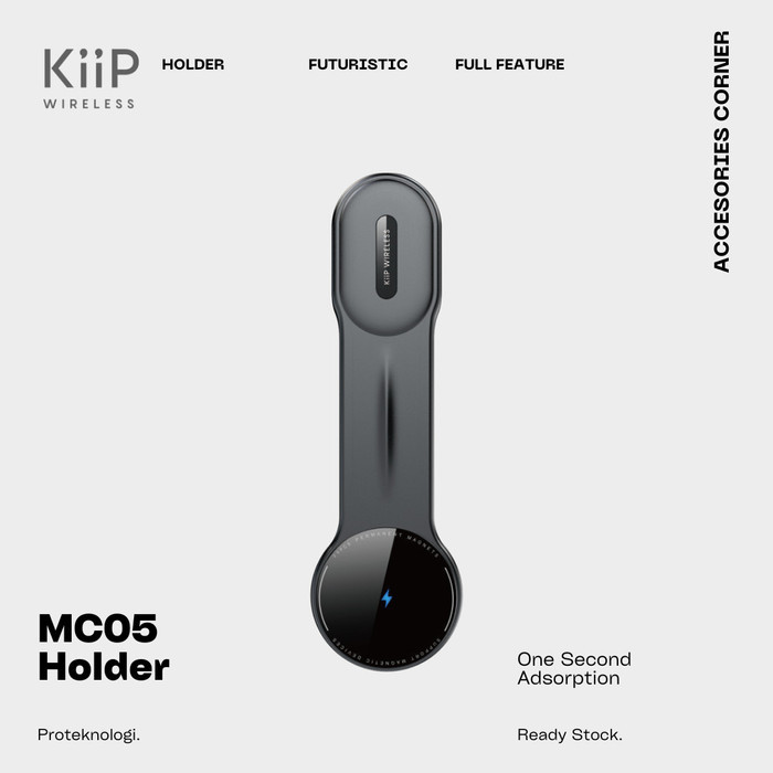 KiiP MCH05PRO Car Holder Dashboard Wireless Charger Fast Charging