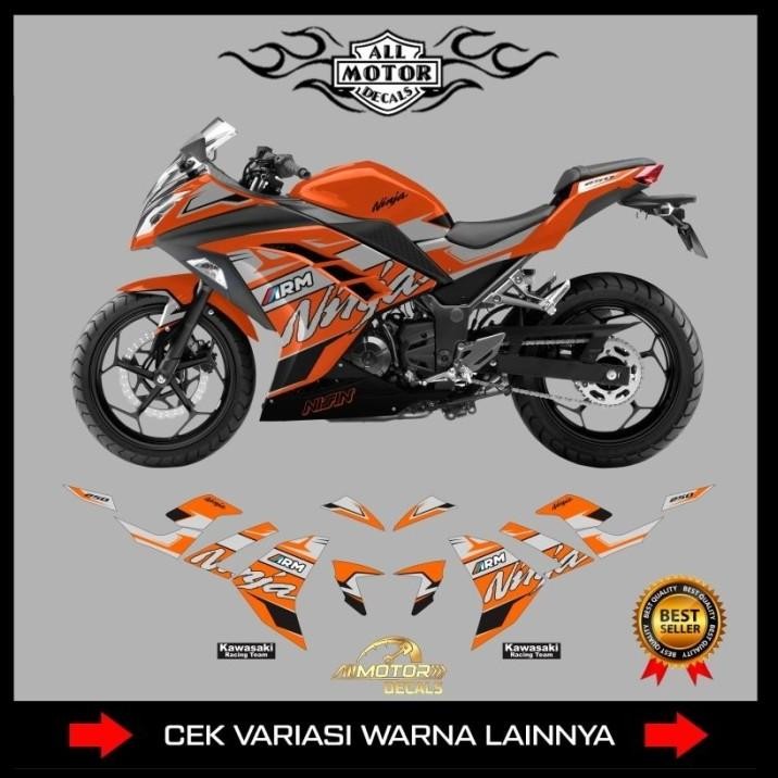 TERBARU STRIPING NINJA 250 FI OLD LIVERY ARM / DECAL KAWASAKI NINJA FI 250 