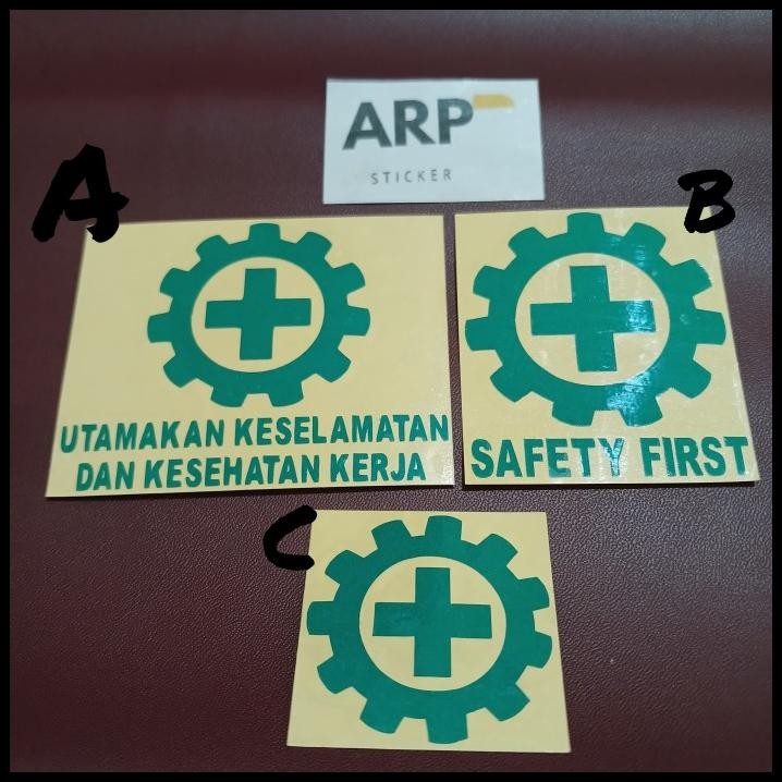 

GRATIS ONGKIR STICKER STIKER K3 SAFETY FIRST KESELAMATAN KESEHATAN CUTTING !!!!!!!
