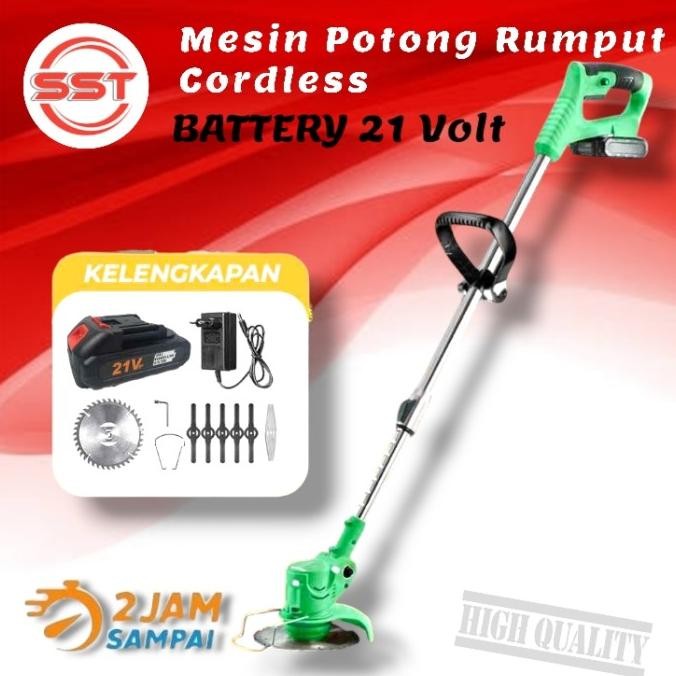 Mesin Potong Rumput Batrai Cordlles Mesin Potong Rumput listrik Mini