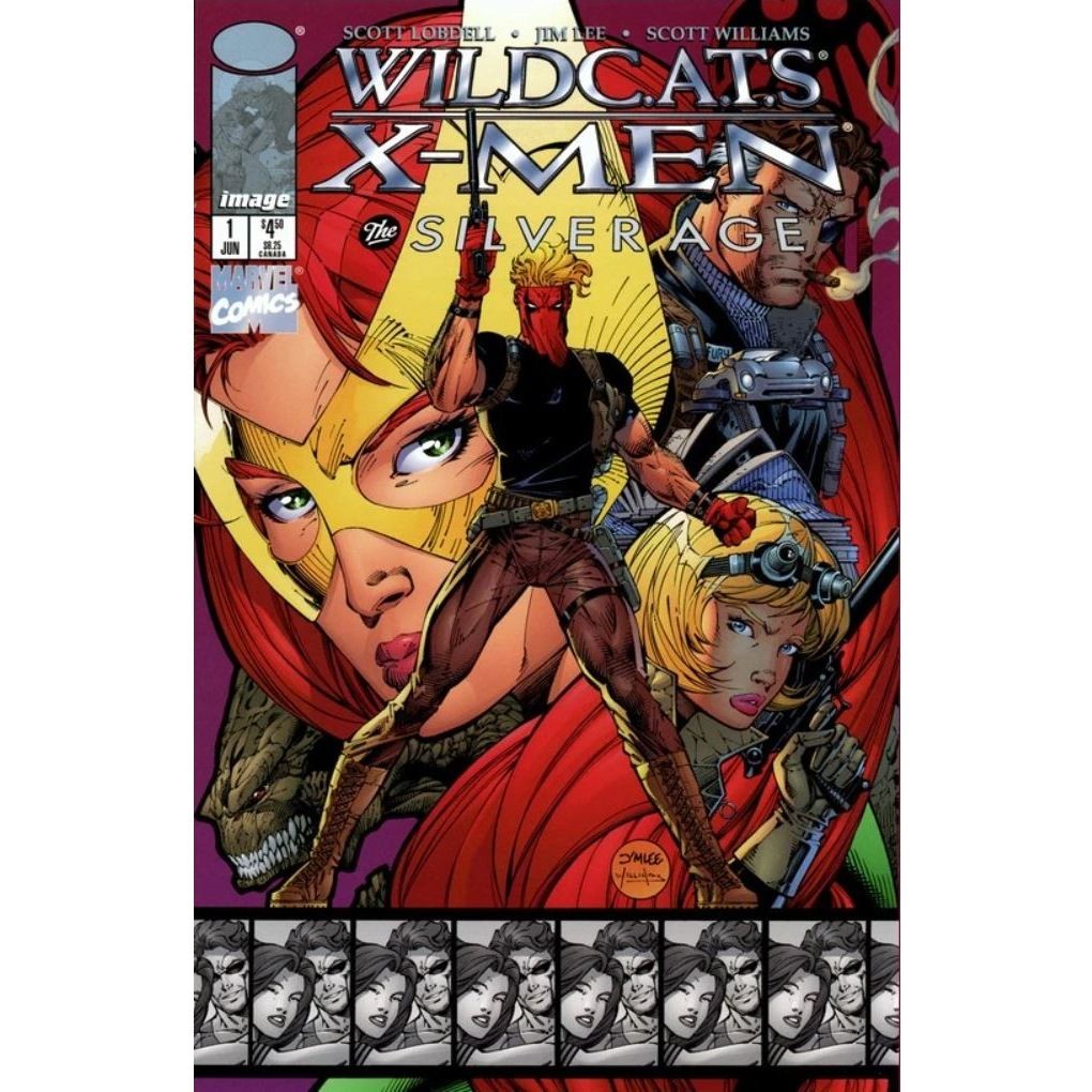 

Wildcats X-Men The Silver Age 1 (1997) Sampul Jim Lee |312B04B4|