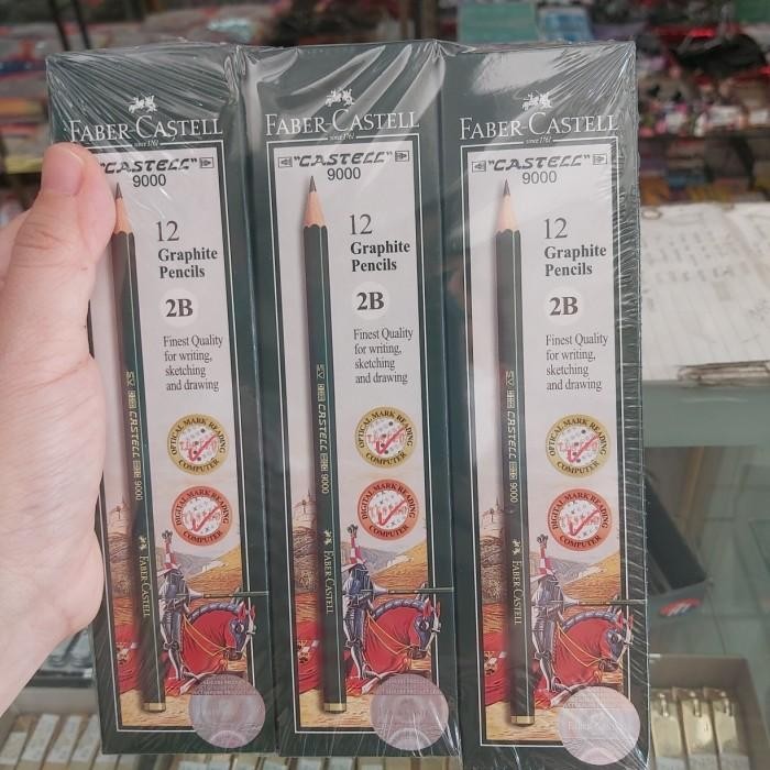 

1 Pack Pensil 2B Faber Castell Isi 12 Pensil