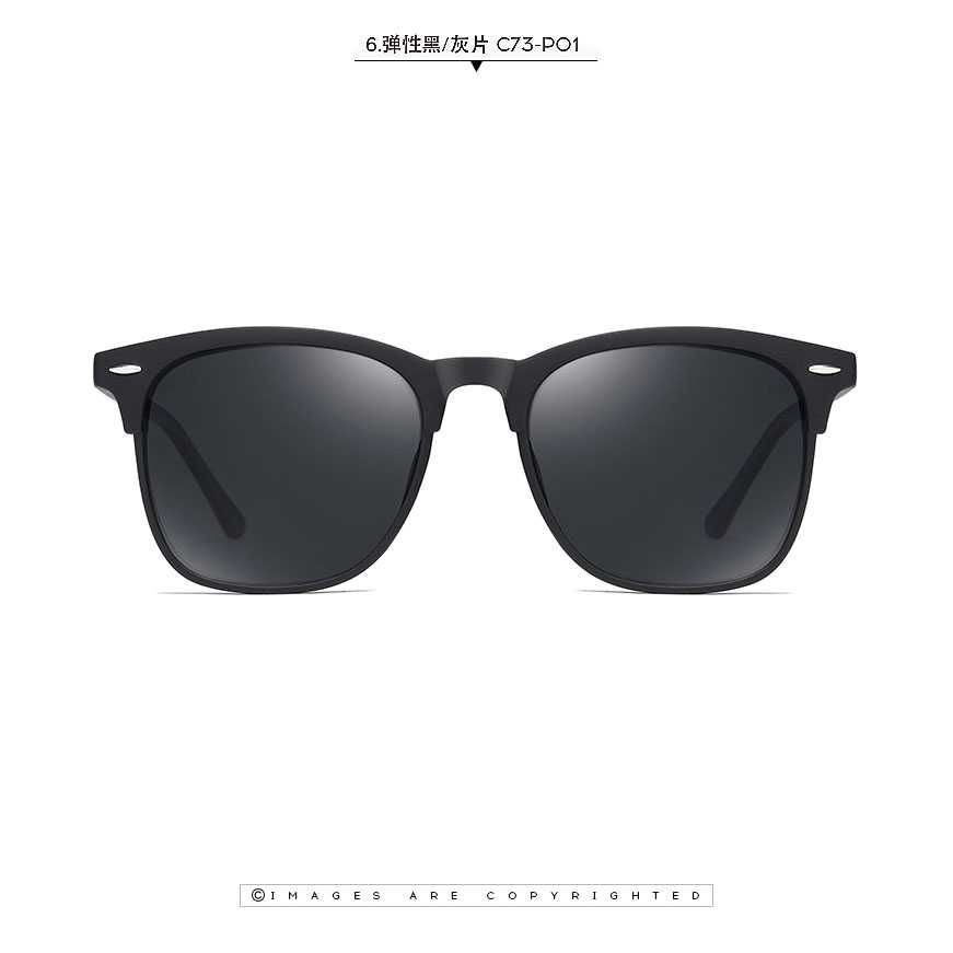 MERRYS Kacamata Frame Classic Polarized Sunglasses UV400 - 3323