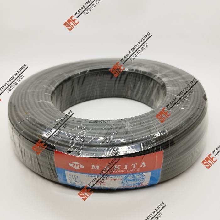 TERMURAH - Kabel Makita 2x0.75 Oval Cable 2 x 0.75 / NYYHY ROLL 100M