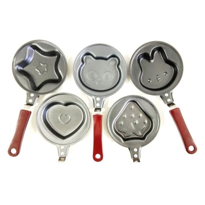 HARGA DISC - [A014] Frying Egg Pan Omelette Panci Mini Wajan Mini Aneka Bentuk