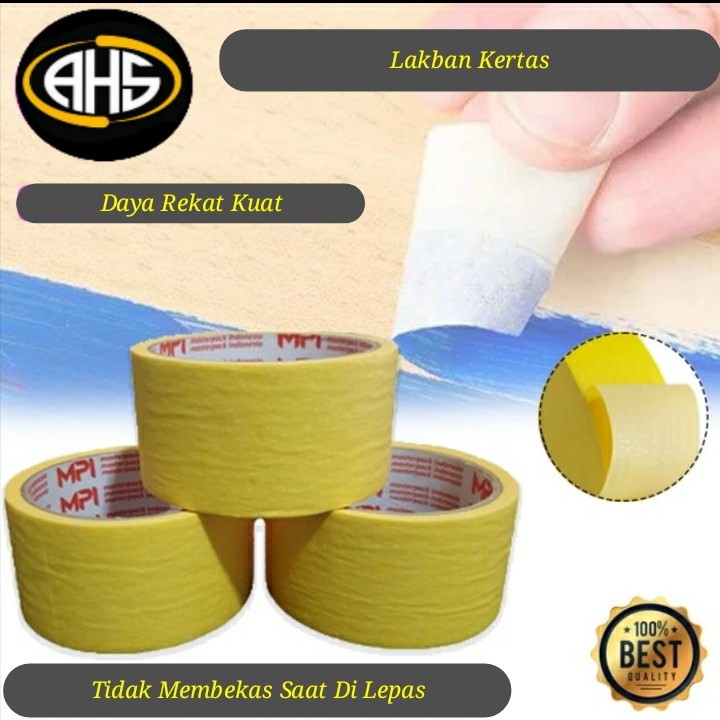 

Lakban Kertas Perekat Selotip 1/2 inch 1 inch 2 inch Masking Serbagun – 12mm