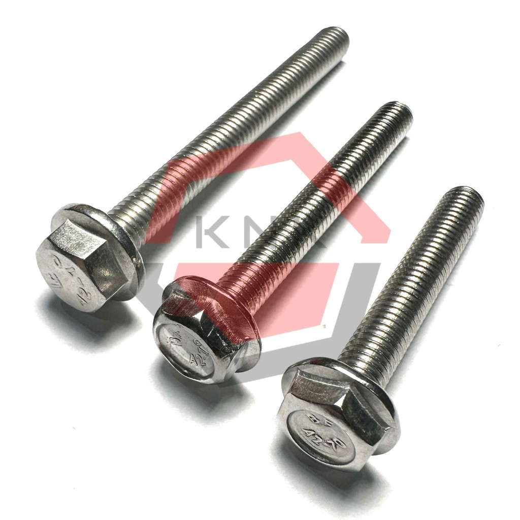 FLANGE BOLT STAINLESS STEEL M8x60 KUNCI 12