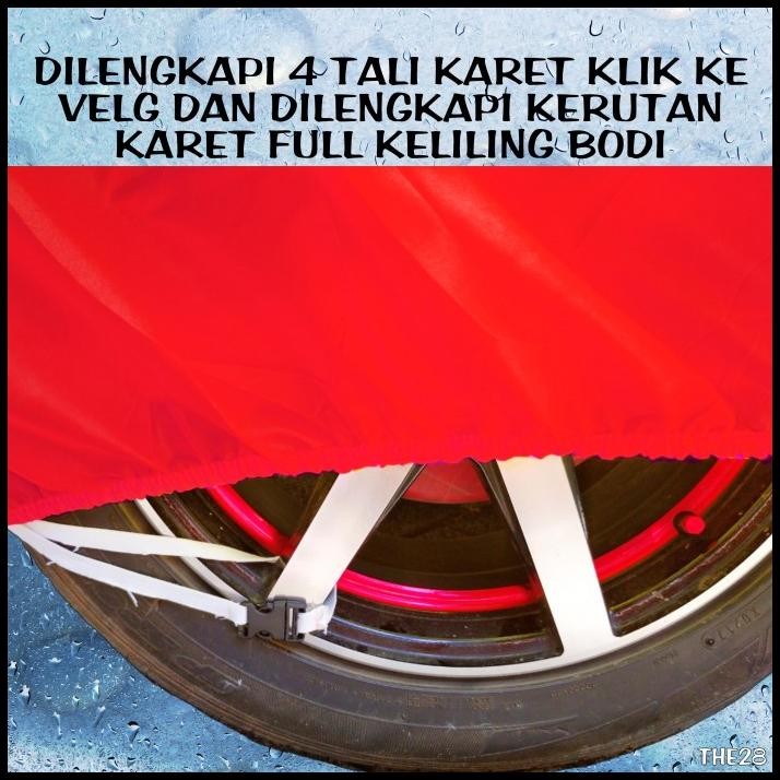HOT DEAL SARUNG MOBIL BMW E36 SERIES 3 MERAH HITAM TENGAH BODY COVER BMW E36 
