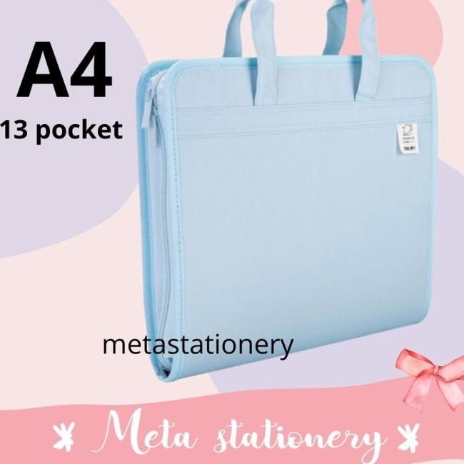 

PROMO DOCUMENT BAG TAS DOKUMEN FILE DELI A4 13 SEKAT 72561 DISKON