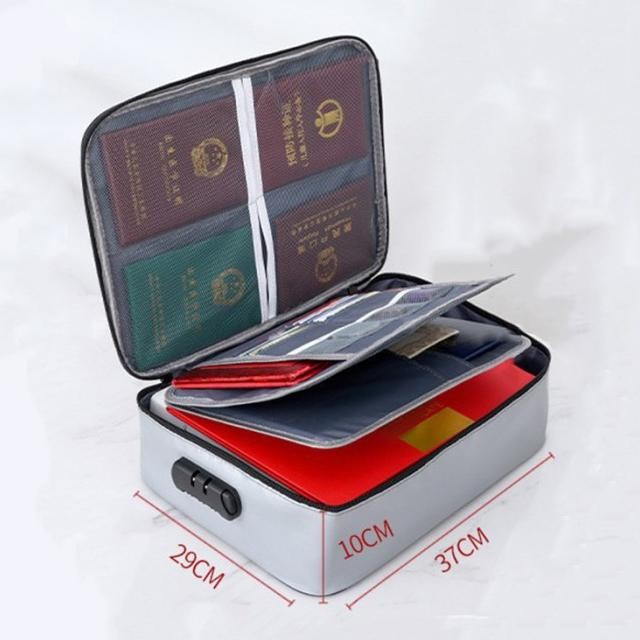 

LYTTE TAS DOKUMEN TAHAN API SERAT KACA MULTI-FUNGSI / TAS DOKUMEN TAHAN AIR LIPAT / TAS PENYIMPANAN DOKUMEN