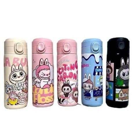 BOTOL TUMBLR TERMOS MINUM KARAKTER LABUBU LABU LABU UKURAN 420ML 2311T