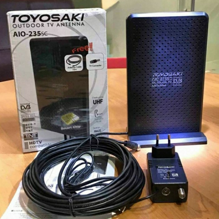 Cuci Gudang Toyosaki Antenna Aio 235 Sc Tv Outdoor / Indoor Digital Smart Chip